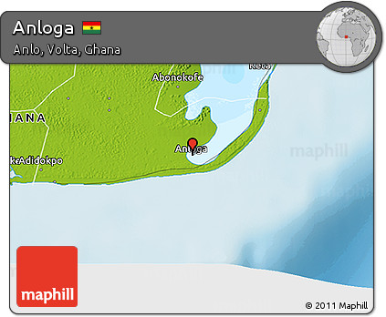 Physical 3D Map of Anloga