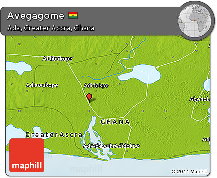 Physical 3D Map of Avegagome