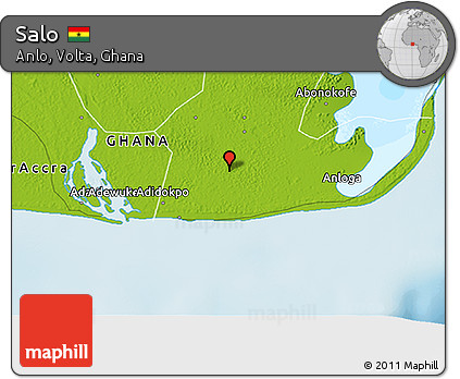 Physical 3D Map of Salo