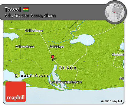 Physical 3D Map of Tawvi