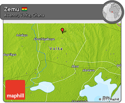 Physical 3D Map of Zemu