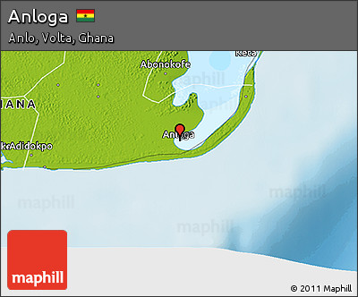 Physical 3D Map of Anloga