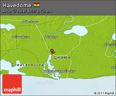 Physical 3D Map of Havedome