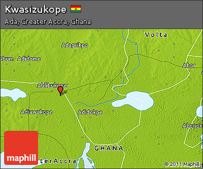 Physical 3D Map of Kwasizukope