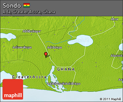 Physical 3D Map of Sondo