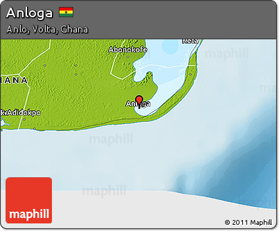 Physical 3D Map of Anloga
