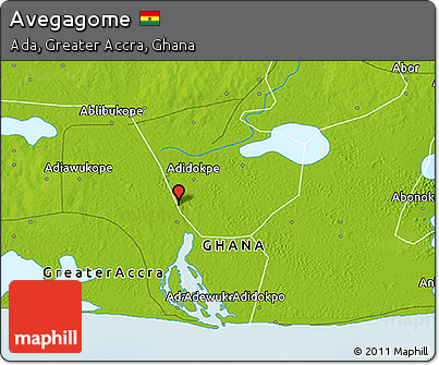 Physical 3D Map of Avegagome