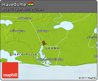 Physical 3D Map of Havedome