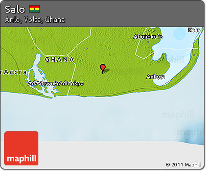 Physical 3D Map of Salo
