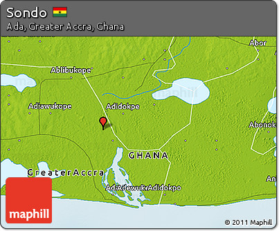 Physical 3D Map of Sondo