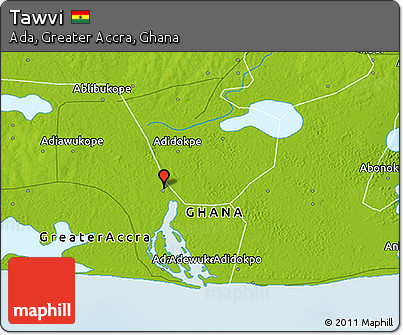 Physical 3D Map of Tawvi