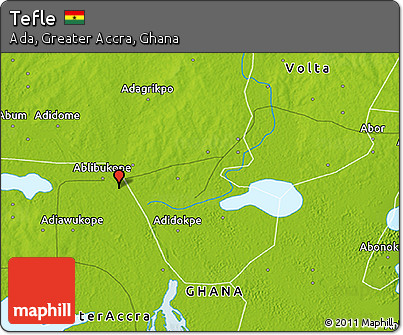 Physical 3D Map of Tefle