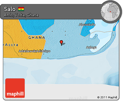 Political 3D Map of Salo