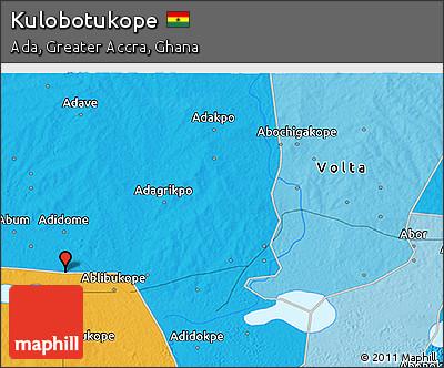 Political 3D Map of Kulobotukope