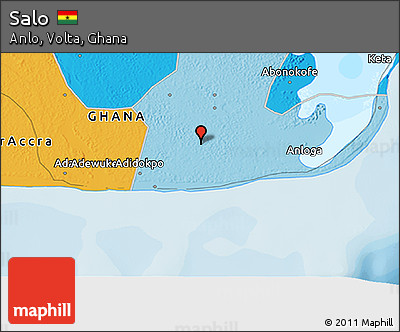 Political 3D Map of Salo