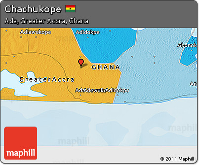 Political 3D Map of Chachukope