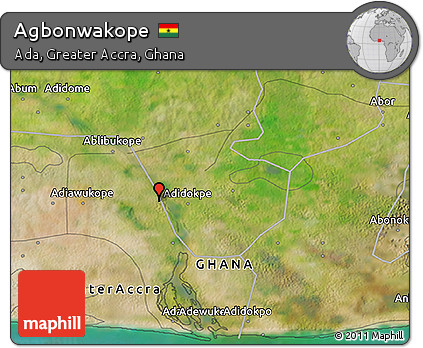 Satellite 3D Map of Agbonwakope