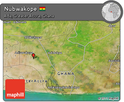Satellite 3D Map of Nubwakope