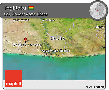Satellite 3D Map of Togbloku