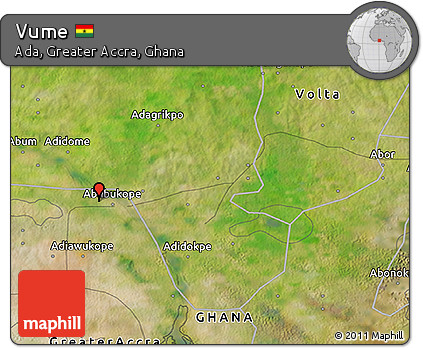 Satellite 3D Map of Vume