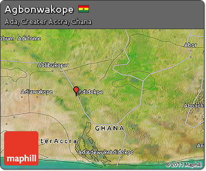 Satellite 3D Map of Agbonwakope