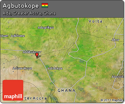 Satellite 3D Map of Agbutokope