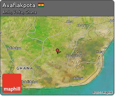 Satellite 3D Map of Avaflakpota