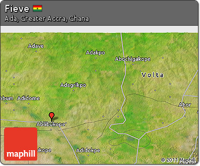 Satellite 3D Map of Fieve