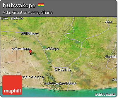 Satellite 3D Map of Nubwakope