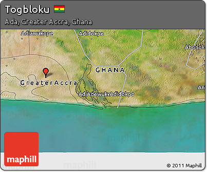 Satellite 3D Map of Togbloku
