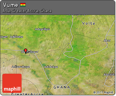 Satellite 3D Map of Vume