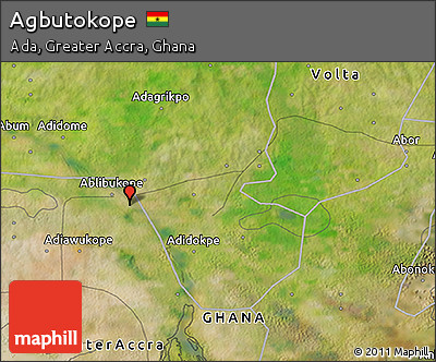 Satellite 3D Map of Agbutokope