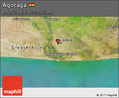 Satellite 3D Map of Agotaga