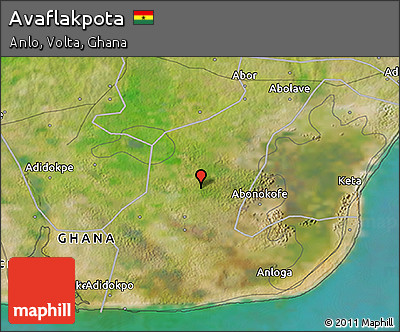 Satellite 3D Map of Avaflakpota