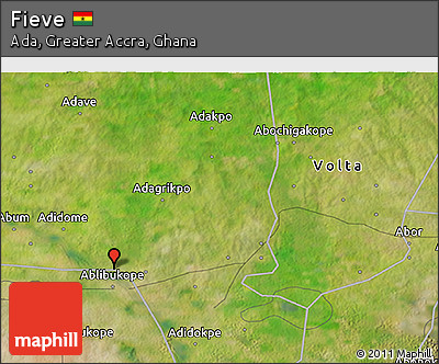 Satellite 3D Map of Fieve