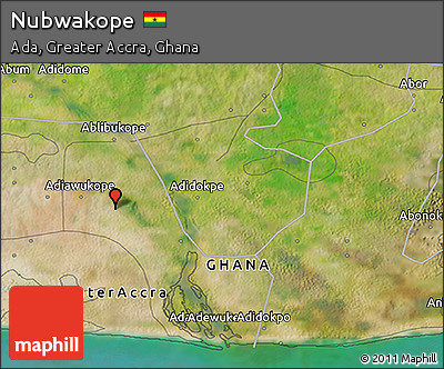 Satellite 3D Map of Nubwakope