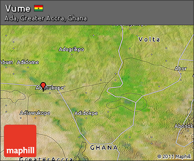 Satellite 3D Map of Vume