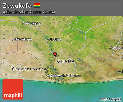 Satellite 3D Map of Zewukofe