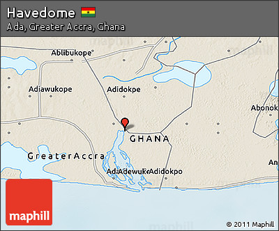 Shaded Relief 3D Map of Havedome