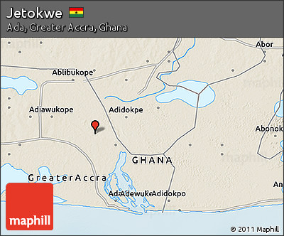 Shaded Relief 3D Map of Jetokwe