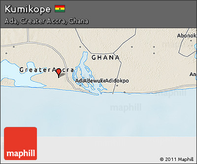 Shaded Relief 3D Map of Kumikope