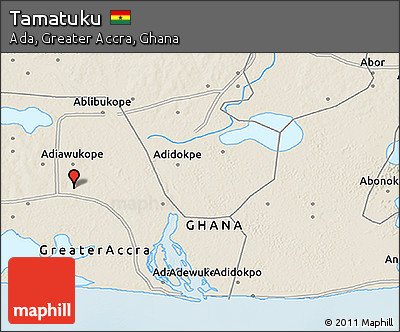 Shaded Relief 3D Map of Tamatuku