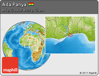 Physical Location Map of Ada Panya