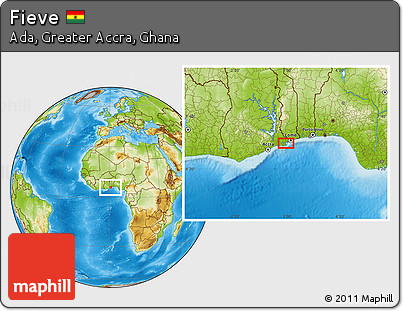 Physical Location Map of Fieve