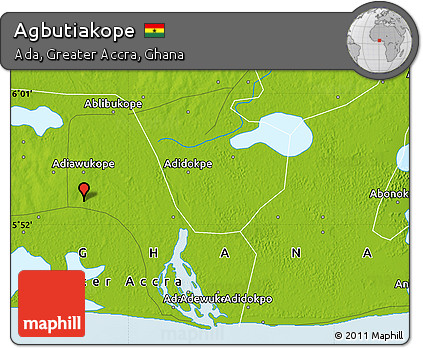 Physical Map of Agbutiakope