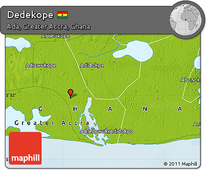 Physical Map of Dedekope