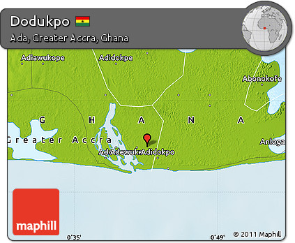 Physical Map of Dodukpo