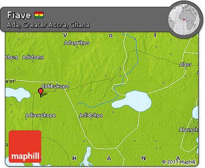 Physical Map of Fiave