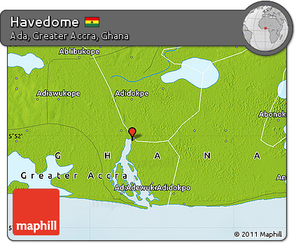 Physical Map of Havedome