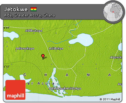 Physical Map of Jetokwe